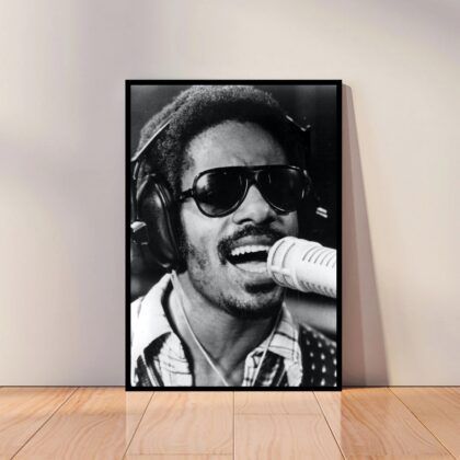 Stevie Wonder Music Poster Canvas Wall Art Home Decor (No Frame)