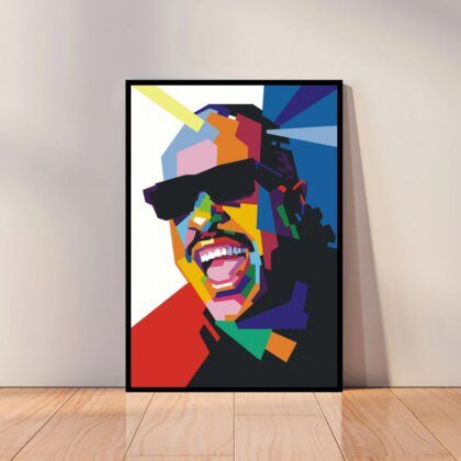 Stevie Wonder Music Poster Canvas Wall Art Home Decor (No Frame)