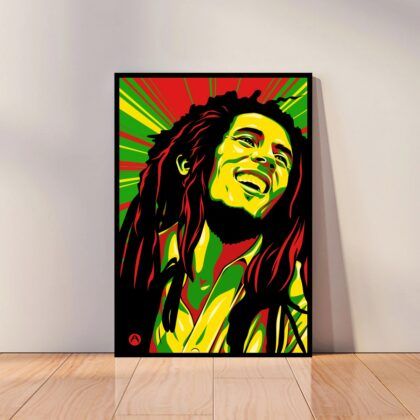 Bob Marley Music Poster Canvas Wall Art Home Decor (No Frame)