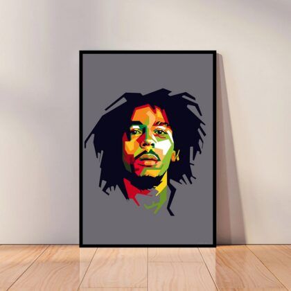Bob Marley Music Poster Canvas Wall Art Home Decor (No Frame)