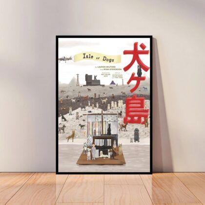 Isle of Dogs Movie Poster Canvas Wall Art Home Decor (No Frame)