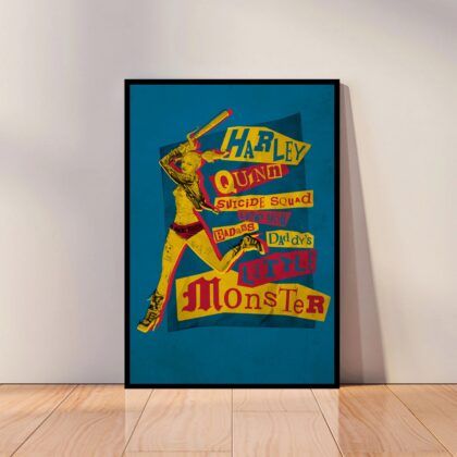 Suicide Squad Movie Poster Harley Quinn Poster Canvas Wall Art Home Decor (No Frame)