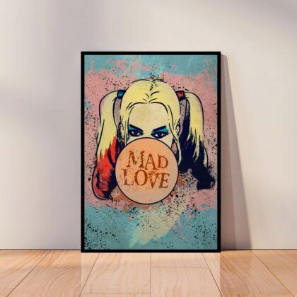 Suicide Squad Movie Poster Harley Quinn Poster Canvas Wall Art Home Decor (No Frame)