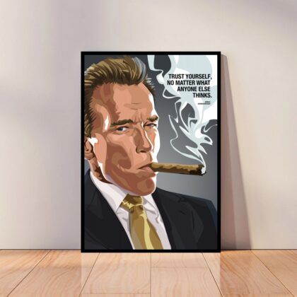 Arnold Schwarzenegger Bodybuilding Poster Canvas Wall Art Home Decor (No Frame)