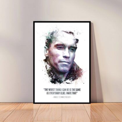 Arnold Schwarzenegger Bodybuilding Poster Canvas Wall Art Home Decor (No Frame)