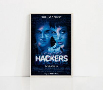 Hackers 1995 movie Poster Canvas Wall Art Home Decor (No Frame)