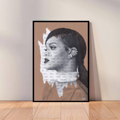 Rihanna Music Poster Canvas Wall Art Home Decor (No Frame)