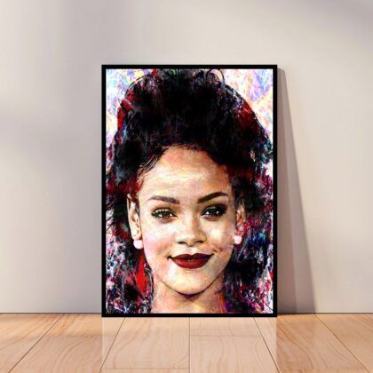 Rihanna Music Poster Canvas Wall Art Home Decor (No Frame)