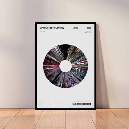 2001 A Space Odyssey Movie Poster Canvas Wall Art Home Decor (No Frame)