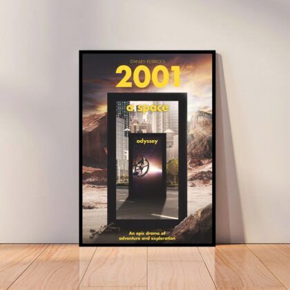 2001 A Space Odyssey Movie Poster Canvas Wall Art Home Decor (No Frame)