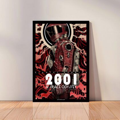 2001 A Space Odyssey Movie Poster Canvas Wall Art Home Decor (No Frame)