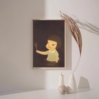 Nara Yoshitomo Poster Canvas Wall Art Home Decor (No Frame)