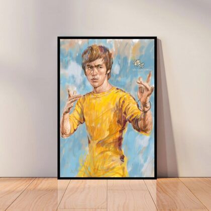 Bruce Lee Movie Poster Canvas Wall Art Home Decor (No Frame)