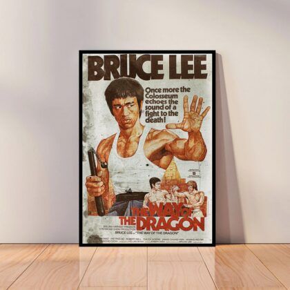 Bruce Lee Movie Poster Canvas Wall Art Home Decor (No Frame)