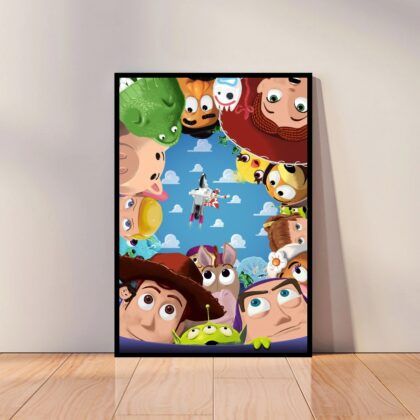 Toy Story Anime Movie Poster Canvas Wall Art Home Decor (No Frame)