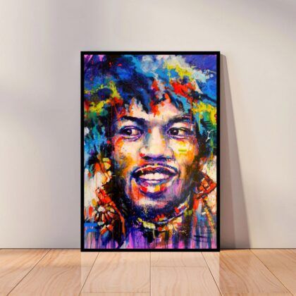 Jimi Hendrix Music Poster Canvas Wall Art Home Decor (No Frame)