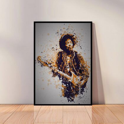 Jimi Hendrix Music Poster Canvas Wall Art Home Decor (No Frame)