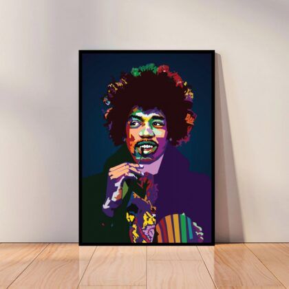 Jimi Hendrix Music Poster Canvas Wall Art Home Decor (No Frame)