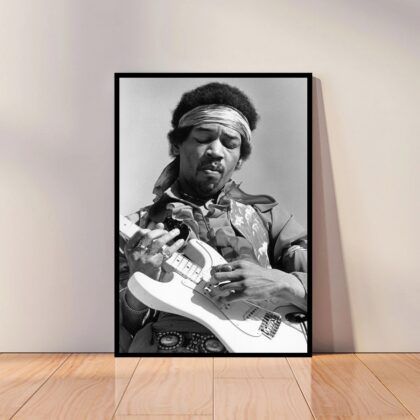Jimi Hendrix Music Poster Canvas Wall Art Home Decor (No Frame)