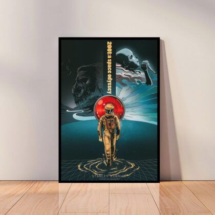 2001 A Space Odyssey Movie Poster Canvas Wall Art Home Decor (No Frame)