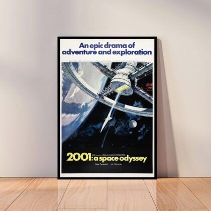 2001 A Space Odyssey Movie Poster Canvas Wall Art Home Decor (No Frame)