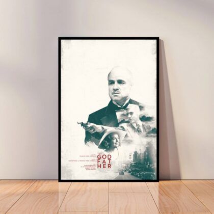 The Godfather Movie Poster Canvas Wall Art Home Decor (No Frame)
