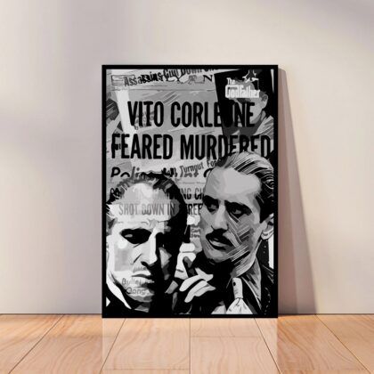 The Godfather Movie Poster Canvas Wall Art Home Decor (No Frame)