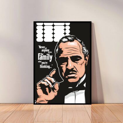 The Godfather Movie Poster Canvas Wall Art Home Decor (No Frame)