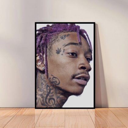 Wiz Khalifa Rapper Hip Hop Music Poster Canvas Wall Art Home Decor (No Frame)