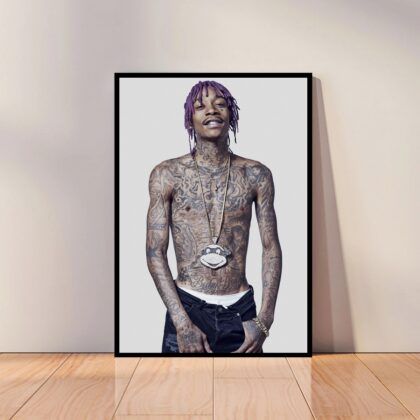 Wiz Khalifa Rapper Hip Hop Music Poster Canvas Wall Art Home Decor (No Frame)