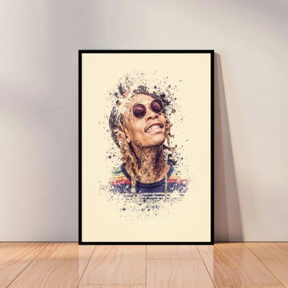 Wiz Khalifa Rapper Hip Hop Music Poster Canvas Wall Art Home Decor (No Frame)
