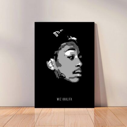 Wiz Khalifa Rapper Hip Hop Music Poster Canvas Wall Art Home Decor (No Frame)