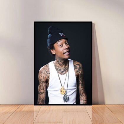 Wiz Khalifa Rapper Hip Hop Music Poster Canvas Wall Art Home Decor (No Frame)