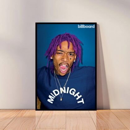 Wiz Khalifa Rapper Hip Hop Music Poster Canvas Wall Art Home Decor (No Frame)