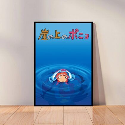 Ponyo Japan Anime Poster Canvas Wall Art Home Decor (No Frame)