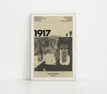 1917 Classic MOVIE Poster Canvas Wall Art Home Decor (No Frame)