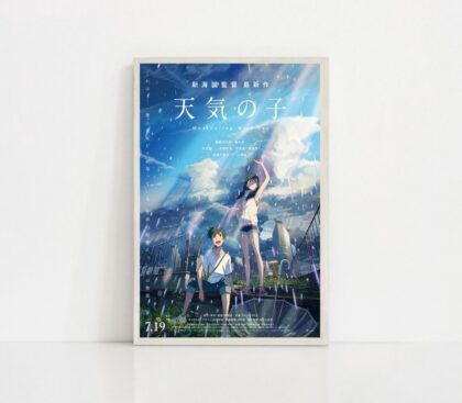 Weathering With You anime MOVIE Poster Canvas Wall Art Home Decor (No Frame)