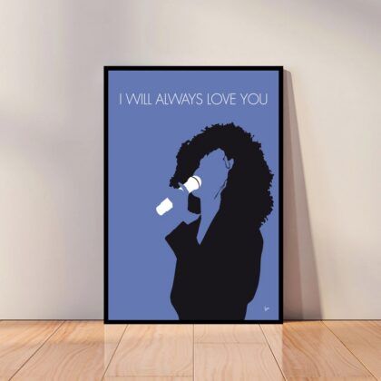 Whitney Houston Music Poster Canvas Wall Art Home Decor (No Frame)
