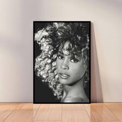 Whitney Houston Music Poster Canvas Wall Art Home Decor (No Frame)
