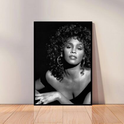 Whitney Houston Music Poster Canvas Wall Art Home Decor (No Frame)