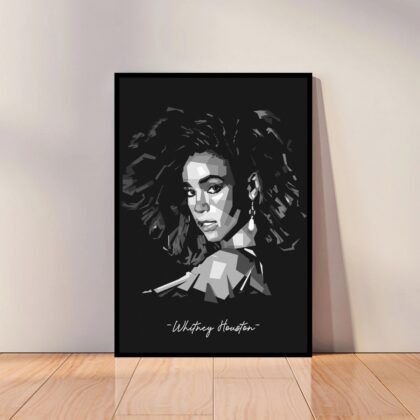 Whitney Houston Music Poster Canvas Wall Art Home Decor (No Frame)