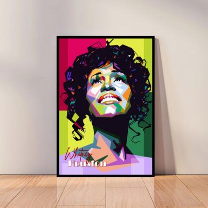 Whitney Houston Music Poster Canvas Wall Art Home Decor (No Frame)