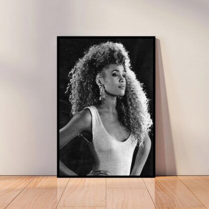 Whitney Houston Music Poster Canvas Wall Art Home Decor (No Frame)