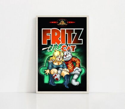 Fritz the Cat 1972 movie Poster Canvas Wall Art Home Decor (No Frame)