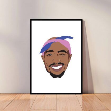 Tupac Shakur 2pac Music Poster Canvas Wall Art Home Decor (No Frame)