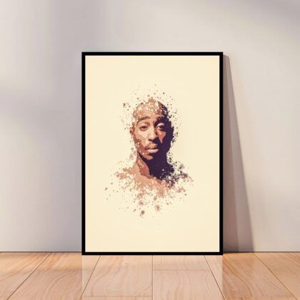 Tupac Shakur 2pac Music Poster Canvas Wall Art Home Decor (No Frame)