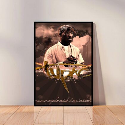 Tupac Shakur 2pac Music Poster Canvas Wall Art Home Decor (No Frame)