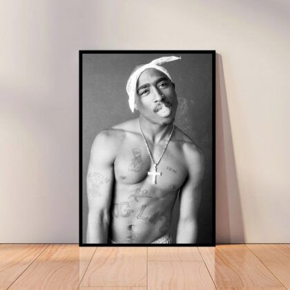 Tupac Shakur 2pac Music Poster Canvas Wall Art Home Decor (No Frame)