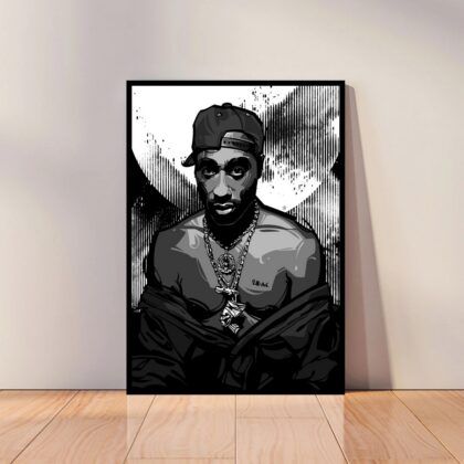 Tupac Shakur 2pac Music Poster Canvas Wall Art Home Decor (No Frame)