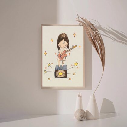 Nara Yoshitomo Poster Canvas Wall Art Home Decor (No Frame)